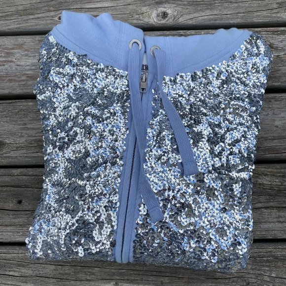 Victoria's Secret PINK Lavender Bling Perfect Zip Hoodie - Picture 16 of 16